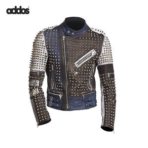 Latest Design Vintage Style Leather <b>jacket</b> for <b>men</b> breathable anti wrinkle comfortable <b>men's</b> Leather <b>jackets</b> in <b>light</b> weight - Product Image 5