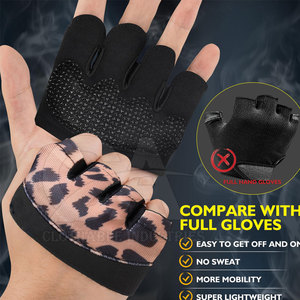 Guantes de Gimnasio de Neopreno sin Dedos con Correa Ajustable para la Muñeca 2026, Guantes Transpirables de Neopreno de Medio Dedo para Hombre y Mujer - Product Image 6