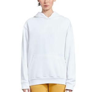 Sudaderas con capucha con logotipo personalizado, ropa de calle, jersey de manga larga, sudadera polar de alta calidad 350 Gsm, sudaderas con capucha de algodón en blanco para mujer - Product Image 1