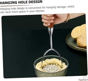 Triturador de patatas para puré de patatas, exprimidor de limón, verduras, exprimidor de verduras, exprimidor de patatas, triturador de alimentos, fruta, 1 unidad - Product Image 2