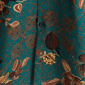 Mode hommes hawaïen fleur imprimer à manches courtes chemises hawaïennes coton respirant Street Wear motif chemises hawaïennes pour hommes - Product Image 5