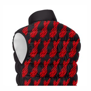 Venta al por mayor Puff impresión sin mangas diseñador hombres sin manga Puffer chaqueta logotipo personalizado transpirable hombres chaqueta - Product Image 4