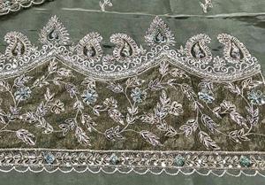 ชุดสูทผ้าไหมปักด้วยมือดีไซน์เนอร์ทันสมัยสำหรับผู้หญิงแฟชั่นอินเดียแบบดั้งเดิมสำหรับงานปาร์ตี้ - Product Image 2