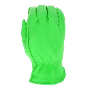 Guantes de Seguridad de Cuero Vacuno Duradero para Hombre con Puño Elástico Resistentes al Calor para Uso Industrial, de Jardinería y Conducción - Product Image 6