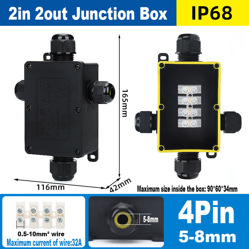 2in 2out large 4pin(5-8mm)