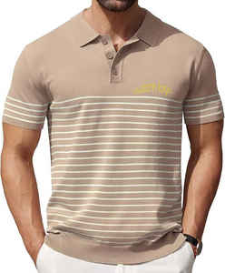 Vente en gros de polo en coton personnalisé votre marque avec impression et logo brodé polo vierge pour hommes polo uni décontracté pour hommes - Product Image 1