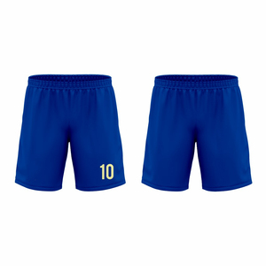 Venta al por mayor de alta calidad transpirable de cuatro vías estiramiento ecológico poliéster pantalones cortos de fútbol logotipo personalizado bajo precio deportes ropa de fútbol - Product Image 2