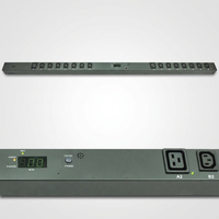 Unidad de Distribución de Energía (PDU) Neutral Bravo SWV-1623K-24N1 de 24 Puertos, 230V, 16A, IP, para Rack, con Conmutación, Monitoreo Web y SNMP