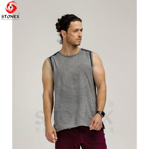 Men Tank <b>Top</b> Sleeveless Gym Workout Shirt Breathable Fitness Activewear for Bodybuilding Running Training and Sports - Product Image 5
