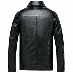 Chaqueta de Invierno para Hombre, Estilo Slim Top, Personalizada, de la Mejor Calidad, en Cuero Genuino y Tela No Tejida, con Cuello Alto, Logotipo Frontal y Tallas Grandes - Product Image 2