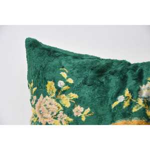 หมอนขนสัตว์ถักลายดอกไม้วินเทจลายมีหลายสี16X36นิ้วผ้าทอปักสี่เหลี่ยมสำหรับโซฟารถพื้นคริสต์มาส - Product Image 2