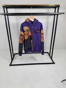 Sweat-shirts à capuche en molleton style streetwear, motif imprimé, 100% coton, broderie personnalisée, sweat-shirts pour hommes, poids lourd, thermique pour l'hiver - Product Image 3