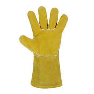 Gants de soudage résistants au feu de qualité supérieure Gants de travail en cuir industriel de protection thermique pour les soudeurs - Product Image 3