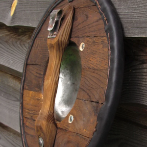 Escudo de Puño Medieval CH, Escudo de Escudo Medieval, Escudo Vikingo Medieval. - Product Image 5