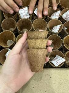 หม้อก๊อกโก้แฮนด์เมด 100%/หม้อใยโกโก้ในเวียดนาม/หม้อก๊อกโก้ธรรมชาติหรือหม้อใยมะพร้าวสําหรับสวนและบ้านแฮนด์เมด - Product Image 4