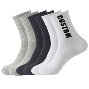 Men's High Quality Athletic Crew <b>Socks</b> Custom Logo and Color Digital Printing <b>Breathable</b> Unisex Comfortable <b>Socks</b> - Product Image 4