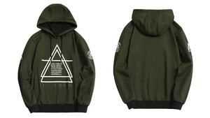 Sudadera con capucha de calle de gran tamaño antipilling de algodón de alta calidad transpirable Drop Shoulder Plain Ninja Hoodies para mujer - Product Image 3