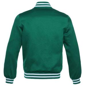 Chaqueta de satén de alto estándar Moda personalizada Streetwear Estilo Bordado OEM ODM Tela de lona Temporada de invierno Posición del logotipo frontal - Product Image 4