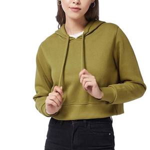 เสื้อฮู้ดกันหนาวแขนยาวผ้าฝ้าย100% สำหรับผู้หญิงสีพื้นแบบสวมหัวสำหรับใส่ไปยิมฟิตเนสยิม - Product Image 1