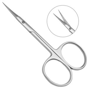 Tijeras para cutículas de pedicura y manicura precisa profesional, cuidado de la belleza, cuchillas curvas afiladas de acero inoxidable, cuidado de uñas duradero - Product Image 2