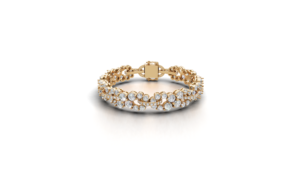 Luxury Hip Hop Moissanite Diamond Cluster Tennis <b>Bracelet</b> 925 Sterling <b>Silver</b> Iced Out Cuban Link <b>Bracelet</b> for Men & Women Custo - Product Image 3
