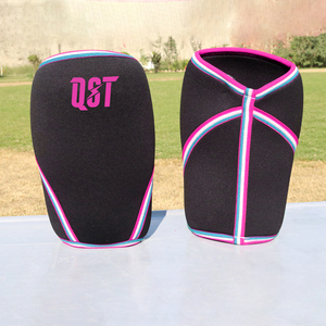 Rodilleras de Neopreno de 7 mm con Logotipo Personalizado, Ajustables, Antideslizantes, Negras, Soporte de Compresión Profesional para Levantamiento de Pesas y Sentadillas - Product Image 2