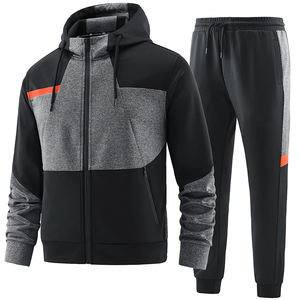 Ensemble de survêtement de qualité personnalisé pour homme, vêtements décontractés, veste de survêtement pour homme, ensemble de survêtement pour homme, fermeture éclair intégrale, jogging - Product Image 2
