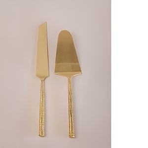 มีดตัดเค้กโลหะแบบทันสมัยมีดตัดเค้กแฮนด์เมดรูปทรงออกแบบได้ตามต้องการ - Product Image 5