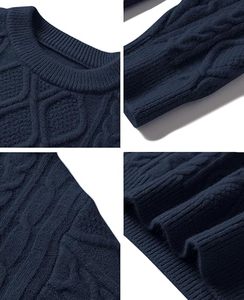 Breathable Wool Designer Men <b>Sweaters</b> Winter Fashion Blank Customized <b>Crewneck</b> <b>Sweaters</b> Mens - Product Image 3