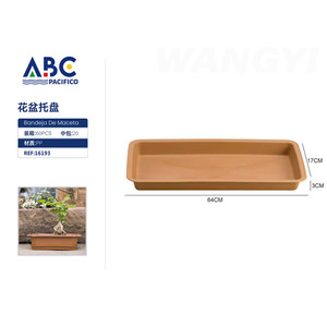 Vassoio per vasi di fiori 64*17*3cm per la visualizzazione e l'organizzazione di piante in vaso - Product Image 1