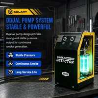 Détecteur de fuites par machine à fumée 12V DC, testeur de vide EVAP avec pompe à air intégrée pour système de tuyauterie automobile SOLARY SD303 80W