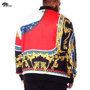 แจ็กเก็ตซาตินผู้ชายปรับแต่งได้สำหรับคอปกตั้งฤดูหนาวพร้อมชื่อและโลโก้ส่วนตัวสำหรับการสั่งซื้อจำนวนมาก - Product Image 3