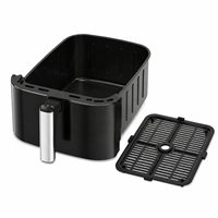 Friteuse à air numérique OEM ODM 4L 5L 6L 8L 12L avec fenêtre visible et écran tactile, sans huile, pour cuisine domestique