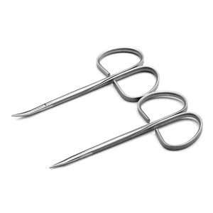 Tijeras de cirugía plástica cosmética de acero inoxidable, tijeras de cirugía plástica de doble párpado, tijeras de cirugía oftálmica Dental - Product Image 1