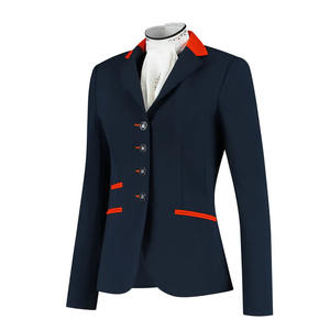 Chaqueta Ecuestre de Competición, Abrigo para Exhibición de Equitación, Logotipo Personalizado, Duradera, Transpirable, Cómoda, de Algodón, Servicio OEM - Product Image 2