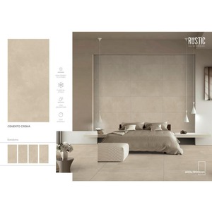 Super Cemento Grey 60x120cm Porcelana 600x1200mm Azulejos esmaltados Terrazo Rústico Francia - Product Image 5