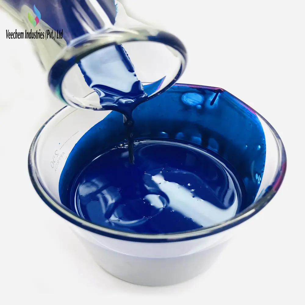 FAVOPRINT pasta pigmen cair organik dasar air pasta warna biru untuk tinta cetak tekstil kualitas tinggi