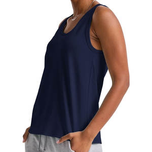 เสื้อกล้ามเล่นยิมของผู้หญิงเสื้อใส่เล่นกีฬาดีไซน์โลโก้ตามสั่ง - Product Image 2