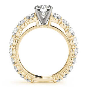 Anillo de Compromiso de Eternidad con Diamante de Lujo de 1.96ct, Engaste de Oro Amarillo de 18k - Product Image 2
