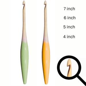 Crochet ergonomique qui se sent bien à la main dès le premier point, moins d'effort, plus de joie, ambiance artisanale authentique. - Product Image 3