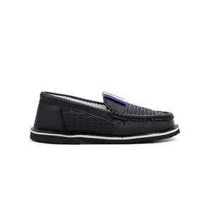 Boys <b>Black</b> Casual Flats Moccasins - Product Image 3