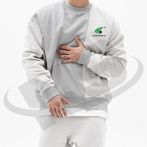OEM personnalisé hommes sweat 100% coton écologique hiver pull à col rond lourd polaire unisexe Logo décontracté - Product Image 5