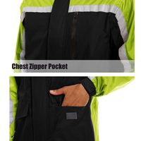Chaqueta de seguridad Hi Vis para construcción, ropa reflectante de 3m con logotipo personalizado impreso