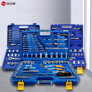 Chrome vanadi thép Hex allen ổ cắm tác động cờ lê Metric chuyên nghiệp tự động cơ khí sửa chữa Kit Ratchet tay hộp công cụ thiết lập - Product Image 1