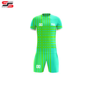 Uniformes de fútbol personalizables con colores y materiales personalizables en varias opciones para equipos y jugadores - Product Image 3