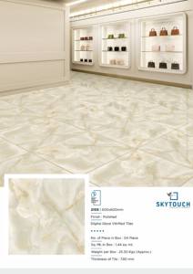 สินค้าใหม่ที่ไม่ซ้ําใครคอลเลกชันที่สวยงาม กระเบื้อง Skytouch ออกแบบกระเบื้องพอร์ซเลนสําหรับพื้นหรือผนัง - Product Image 5