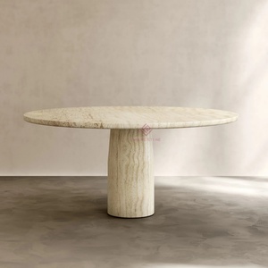 Cao cấp Verde breccia Đá Cẩm Thạch Bàn Ăn Hiện đại cổ điển Vòng đá ăn đồ nội thất - Product Image 4