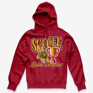 Sudadera con capucha de invierno de lana con forro liso SKEGEE construida para Champions Tiger Trophy Graphic School Spirit sudadera ropa universitaria personalizada - Product Image 2