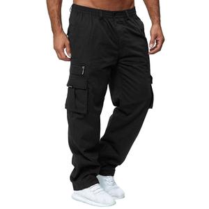 Pantalones Jogger Holgados para Hombre, Ligeros, Casuales, con Múltiples Bolsillos, 100% Algodón Tejido, Logotipo Personalizado, Estilo Hip Hop, Streetwear, Cargo BD - Product Image 4