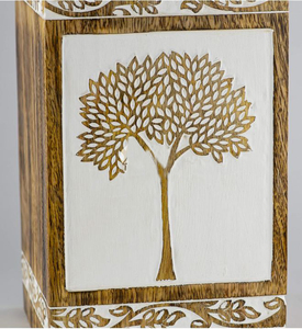 Hummingbird Wooden Urn <b>Box</b>, Handmade Rosewood Urn for Human Ashes, Personalized Cremation Urn for Ashes Handcrafted - Product Image 5